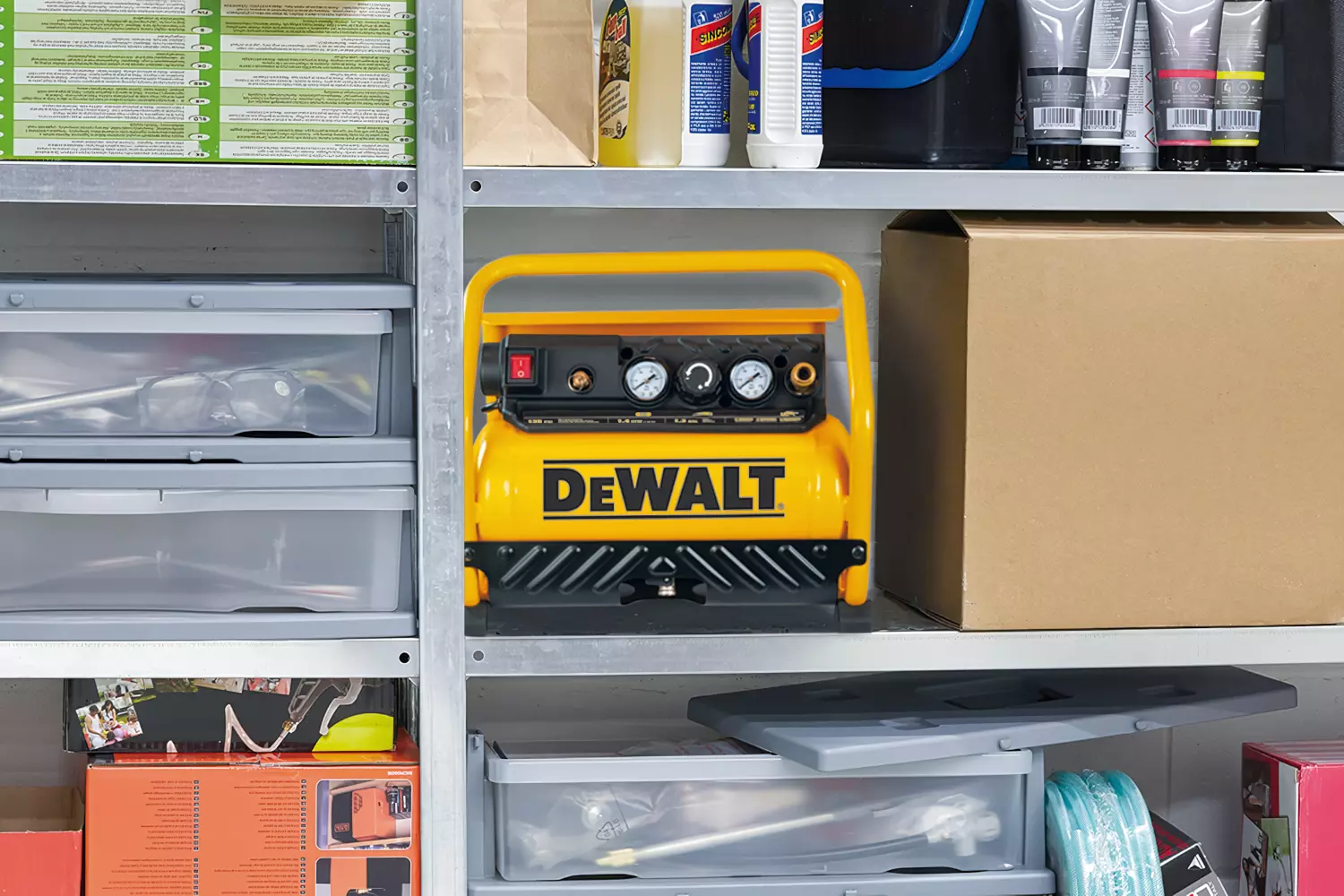 DeWALT DXCMS15RE Stille Olievrije Compressor - 5L - 10 Bar thumbnail 2