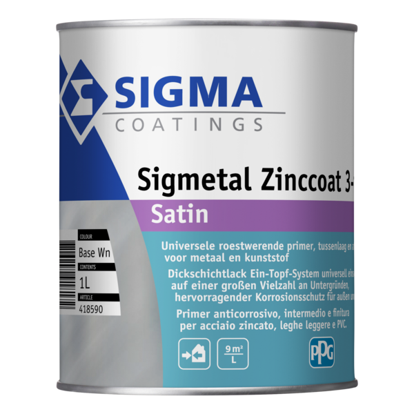 Sigma Sigmetal Zinccoat Satin