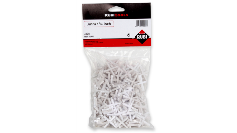 Rubi 2902 Tegelvoegkruisjes - 3mm (200st) - Detailed view of the product