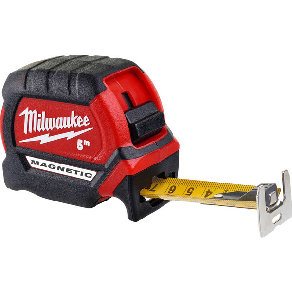 Milwaukee 4932464599 Rolmaat - Magnetisch - 5m EAN: 4058546225445