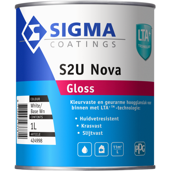 sigma s2u nova gloss wit 1 ltr