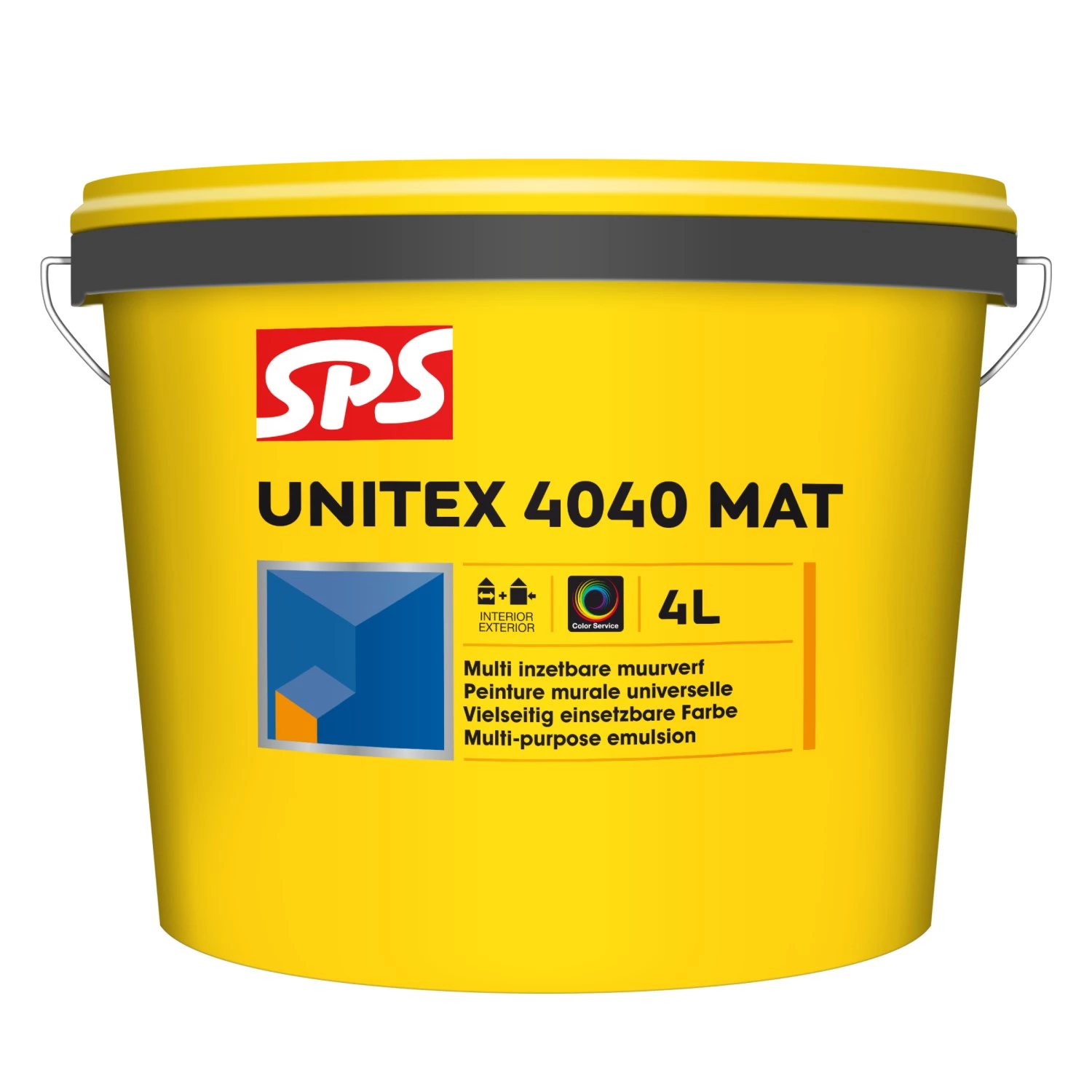 Sps Unitex 4040 Mat 4 Liter Maak Uw Keuze: 100% Wit