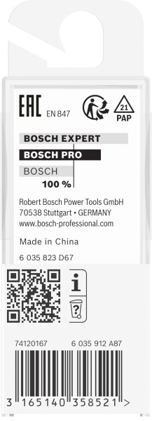 Bosch 2608628391 Vingerfrees - 2 Snijvlakken - Hardmetaal - 22x25mm - Detailed view of the product