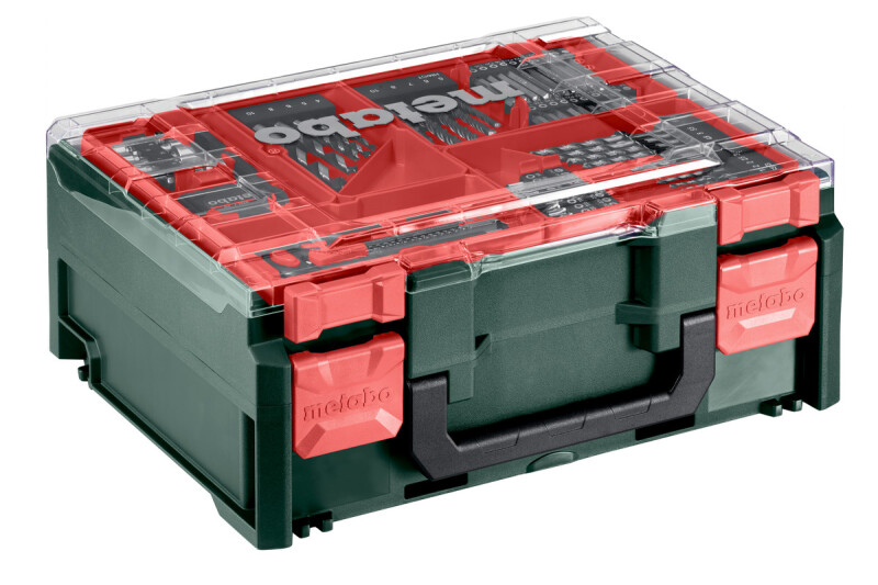Metabo SB 18 Set Mobile Workshop 18V Li-ion Accu Klopboor-/schroefmachine Set (2x 2.0Ah Accu) In Koffer Incl. 78-Delige Accessoiresset - Detailed view of the product