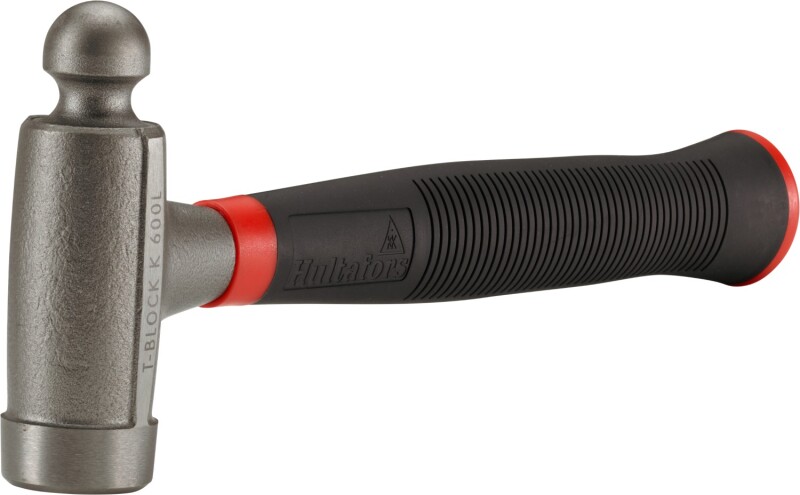 Hultafors T-Block K 600 L Bolkophamer - Rubberen Handgreep - 900 Gram - Detailed view of the product