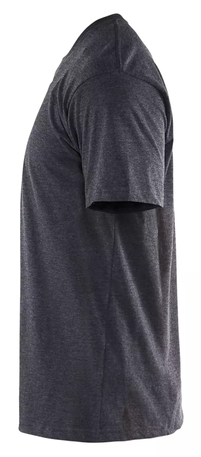 Blåkläder 3300 T-shirt Zwart/Mêlee - XXL thumbnail 3
