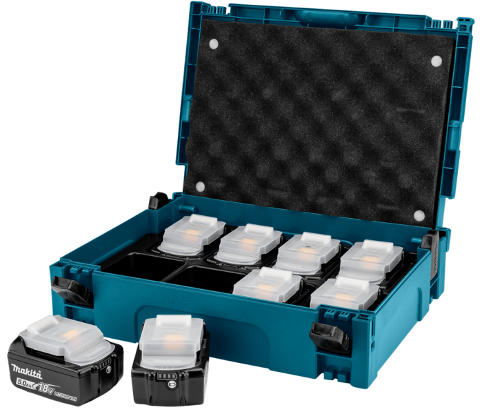 Makita 839742-7 Kofferinzet/inlay 8x Accu BL1850B Mbox1, 199697-1 - Detailed view of the product