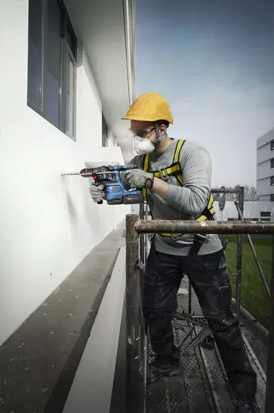 Bosch GBH 18V-22 X SDS-plus Accu ONECHUCK Boorhamer Set (2x 4,0Ah) In L-Boxx - Detailed view of the product