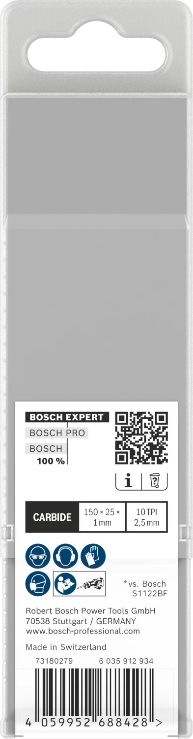 Bosch EXPERT S955HHC Medium-Thick Tough Reciprozaagblad - 150mm - Metaal (10st) thumbnail 3