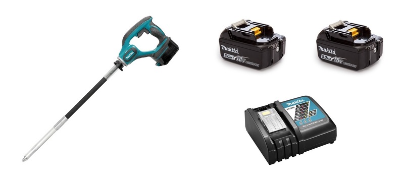Makita DVR850RTE 18V Li-Ion Accu Betontrilnaald Set (2x 5,0Ah Accu) - 240mm