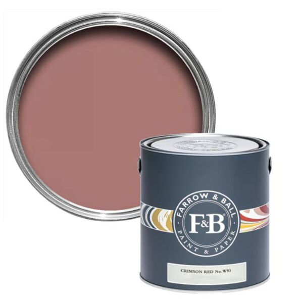 Farrow&Ball Estate Eggshell Crimson Red No.W93 5L afbeelding
