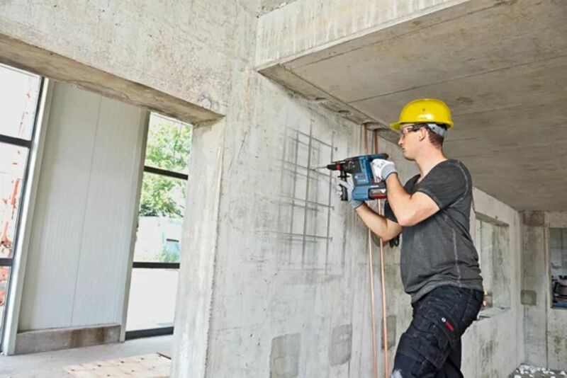 Bosch GBH 18V-26 18V Li-ion Accu SDS-plus Combihamer Body - 2,6J - Koolborstelloos - Detailed view of the product