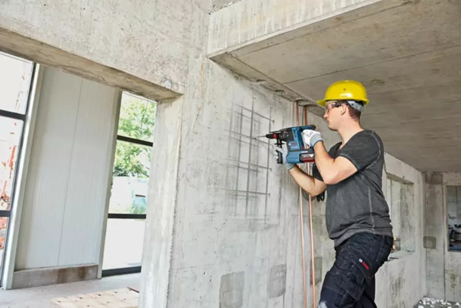 Bosch GBH 18V-26 18V Li-ion Accu SDS-plus Combihamer Body - 2,6J - Koolborstelloos thumbnail 3