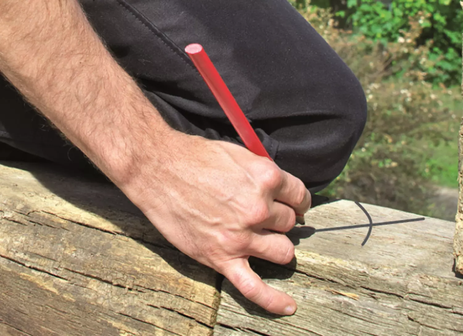 Pica 540/24-100 Timmermanspotlood - 240mm - Grafiet (100st.) thumbnail 3