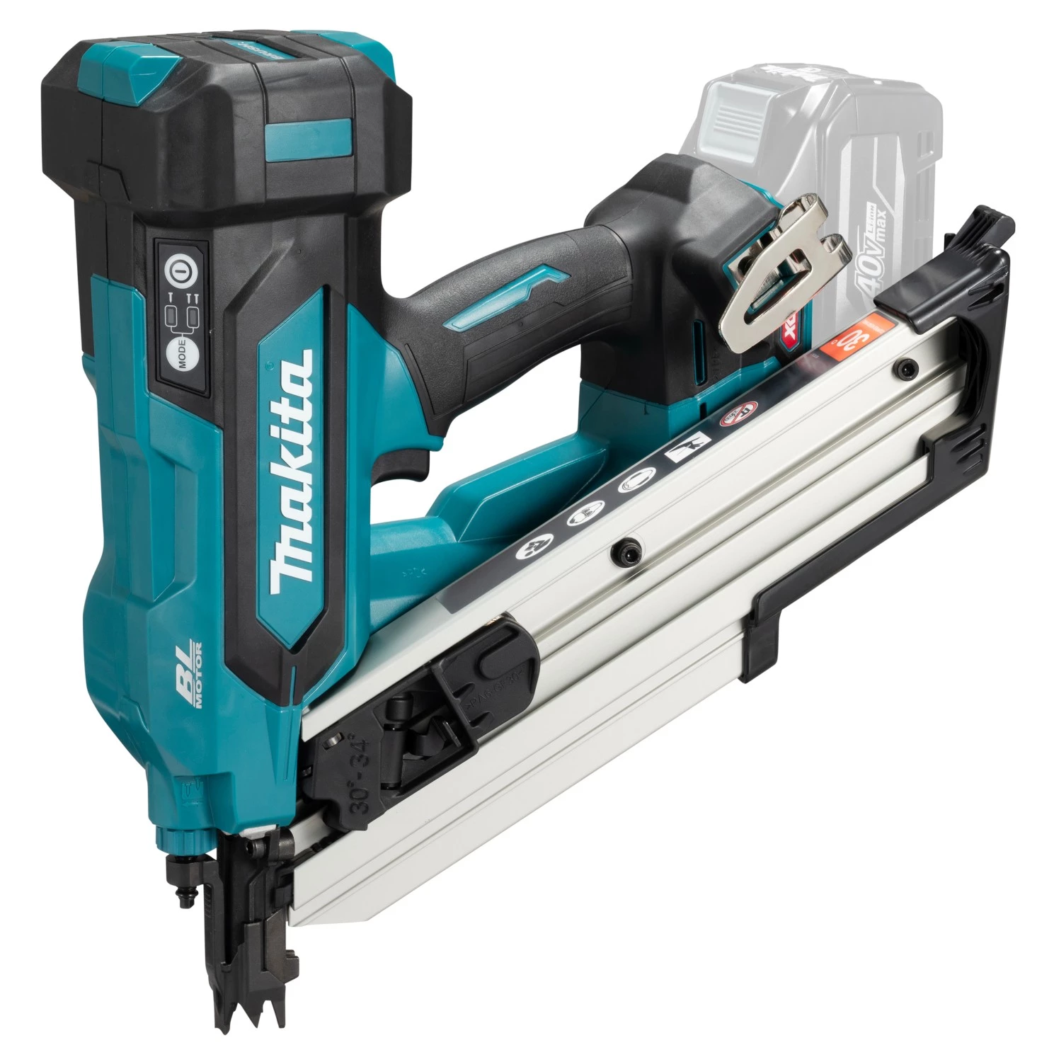 Makita BN001GZ XGT 40V Max Li-ion Accu Constructie Tacker Body In Koffer - D-kop thumbnail 2