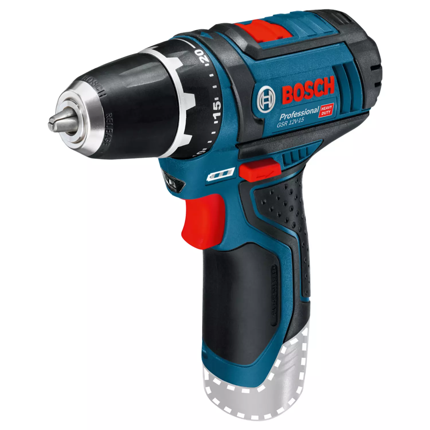 Bosch Professional GSR 12V-15 FC Accuboormachine - 12 V - Zonder accu en lader - Met L-BOXX