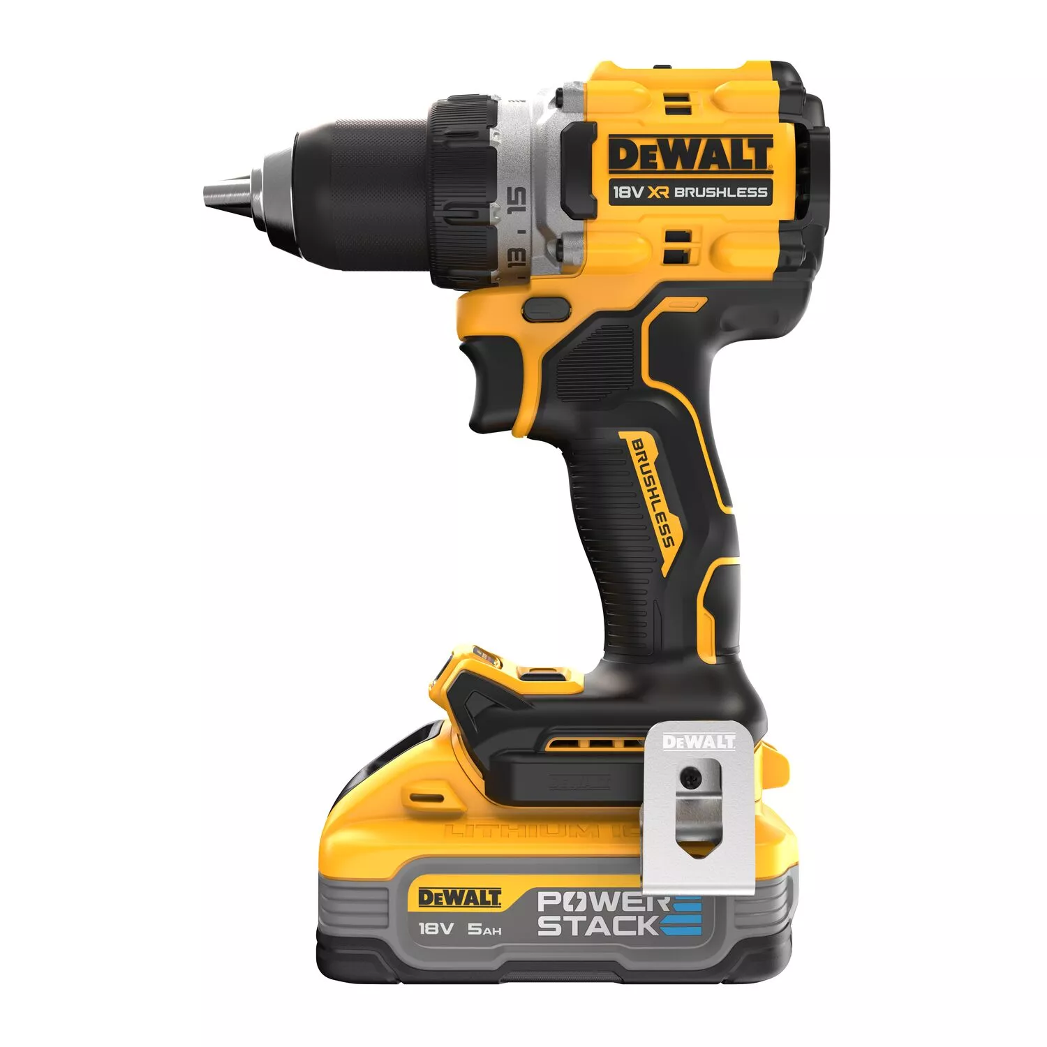 DeWALT DCD800H2T Compacte Accu Schroef-/boormachine Brushless 18V 5.0Ah POWERSTACK in TSTAK