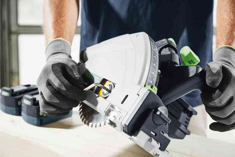 Festool TSC 55 KEB-Basic 18V Li-Ion Accu Invalcirkelzaag Body In Systainer - 160mm - Detailed view of the product