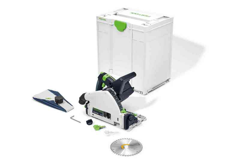 Festool TSC 55 KEB-Basic 18V Li-Ion Accu Invalcirkelzaag Body In Systainer - 160mm EAN: 4014549373514