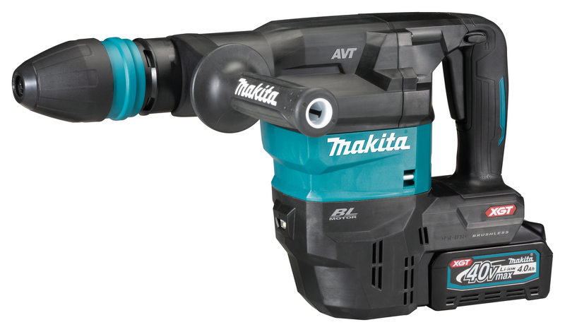 Makita HM001GM205 XGT 40V Max Li-Ion Accu SDS-Max Breekhamer Set (2x 4,0Ah) In Koffer - 9,4J - Koolborstelloos - Detailed view of the product