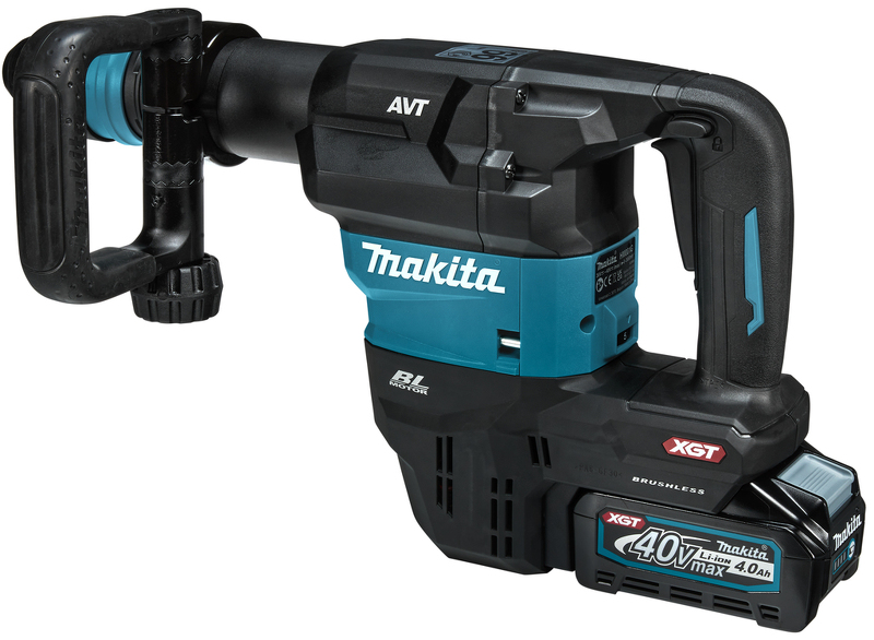 Makita HM001GM205 XGT 40V Max Li-Ion Accu SDS-Max Breekhamer Set (2x 4,0Ah) In Koffer - 9,4J - Koolborstelloos - Detailed view of the product