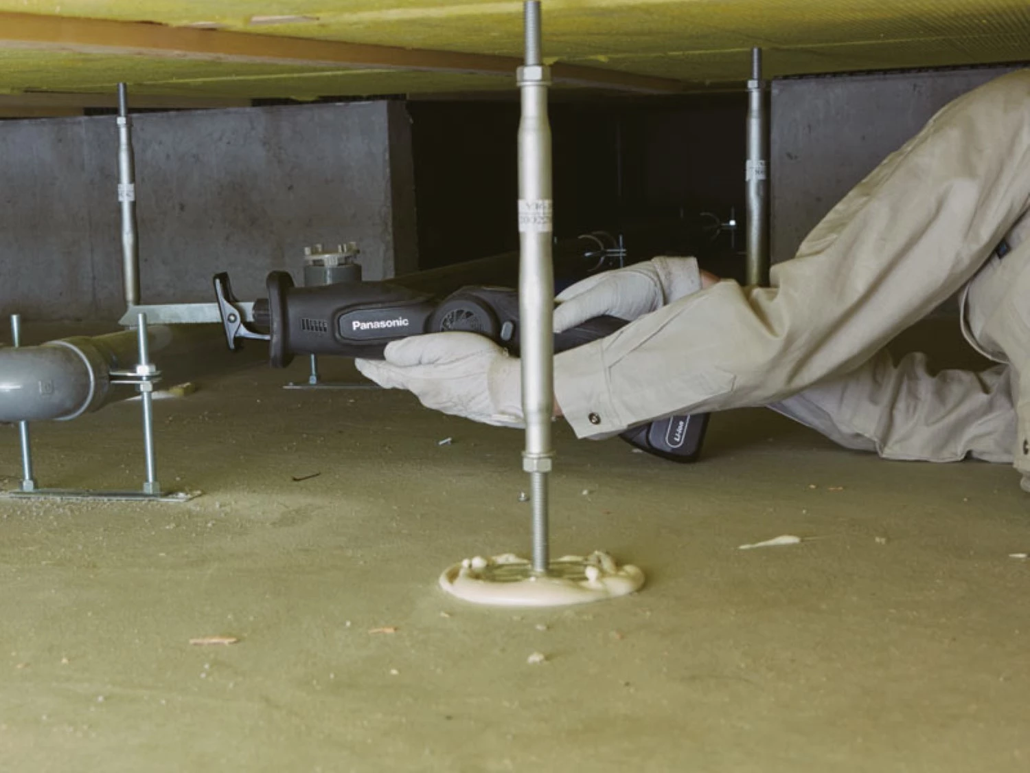 Panasonic EY47A1X 18V Li-Ion Accu Reciprozaag Body Incl. Reciprozaagblad - 50x14x1,6mm thumbnail 4