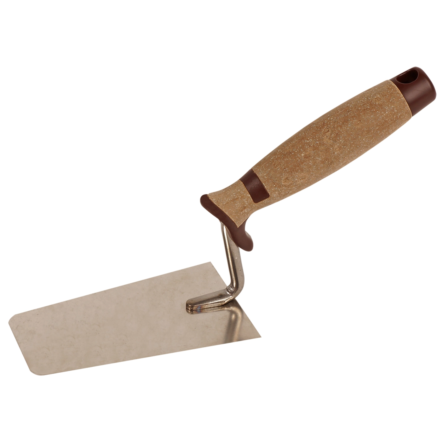 Super Prof Pure 1.403.18 ECO Stukadoorstroffel Met Lederen Greep - RVS - Recht - Afgeronde Hoeken - 180mm