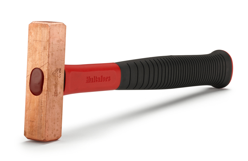 Hultafors CU 300 Koperhamer - Rubberen Handgreep - 400 Gram - Detailed view of the product