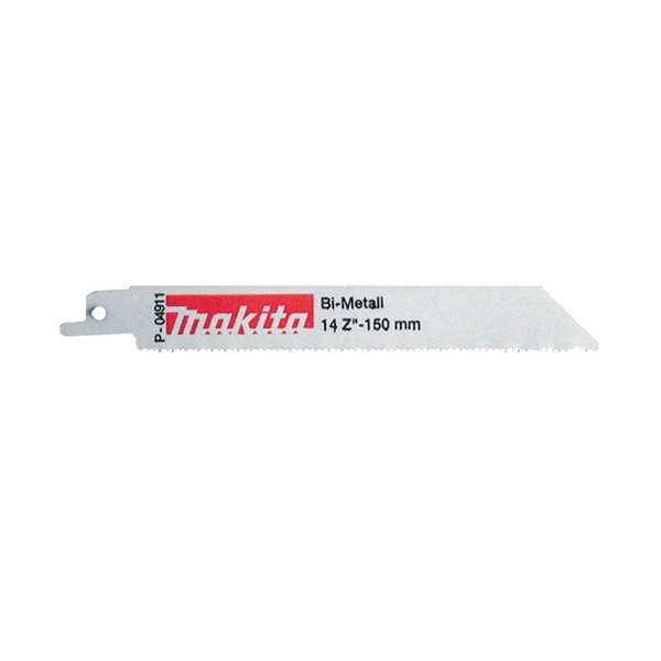 Makita P-04911 Reciprozaagblad - 150 X 1,8mm - RVS/Metaal (5st) EAN: 88381914062