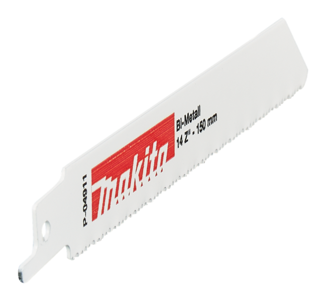 Makita P-04911 Reciprozaagblad - 150 X 1,8mm - RVS/Metaal (5st) - Detailed view of the product
