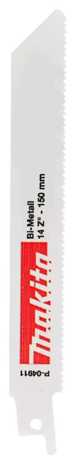 Makita P-04911 Reciprozaagblad - 150 X 1,8mm - RVS/Metaal (5st)