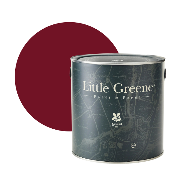 Little Greene Tom's Oil Eggshell - Theatre Red No. 192 - 1L afbeelding