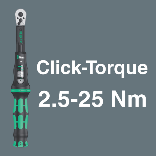 Wera 05004180001 Bicycle Set Torque 1 16-delige Momentsleutelset In Etui - 2,5-25Nm - 1/4" - Detailed view of the product