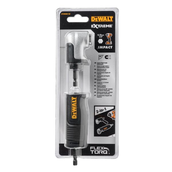 DeWALT DT20500 IMPACT Torsion Haakse Schroefadapter - Detailed view of the product