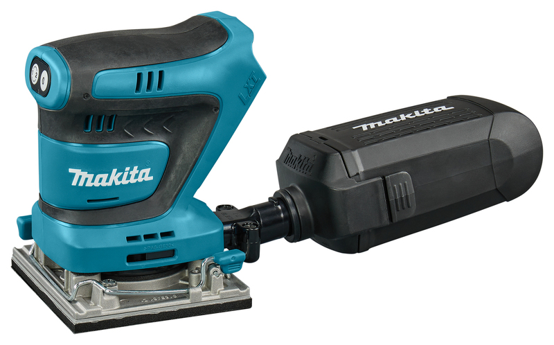 Makita DBO484Z LXT 18 V Li-Ion Accu Handpalm Vlakschuurmachine Body - Detailed view of the product
