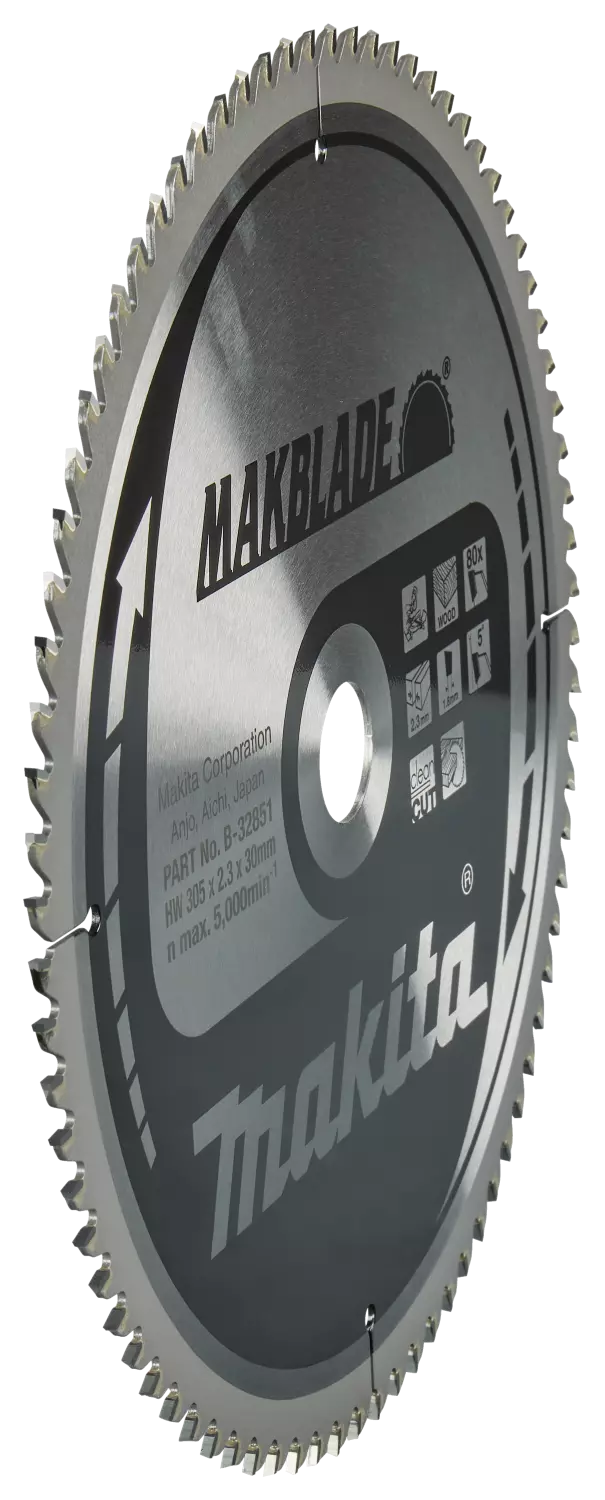 Makita B-32851 Cirkelzaagblad - 305x30x80T - Hout thumbnail 2