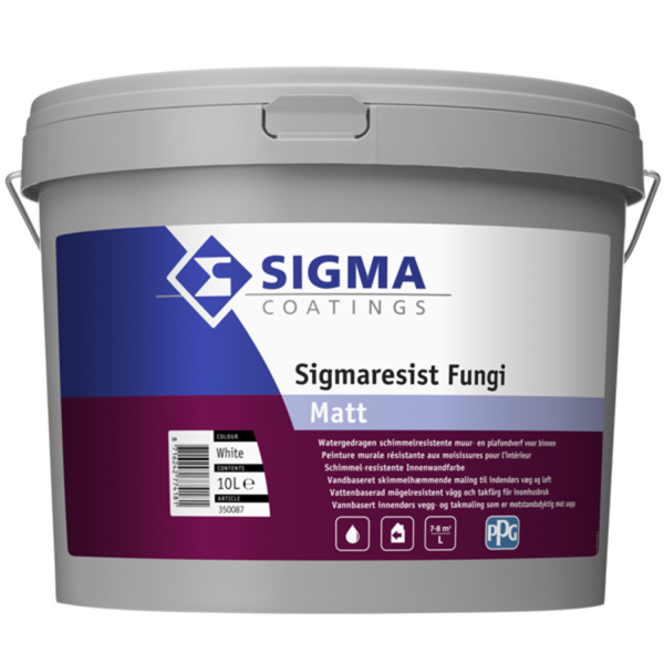 sigma sigmaresist fungi matt wit 10 ltr