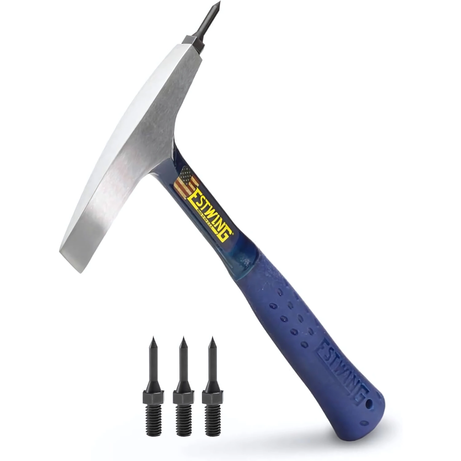 Estwing 03-1V0E30WCT Lashamer/Beitelhamer Incl. 3 Vervangingspunten - 370 Gram Kopgewicht afbeelding