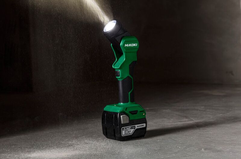 HiKOKI UB18DEW4Z 18V Li-Ion Accu Lamp Body - 250Lm - Detailed view of the product