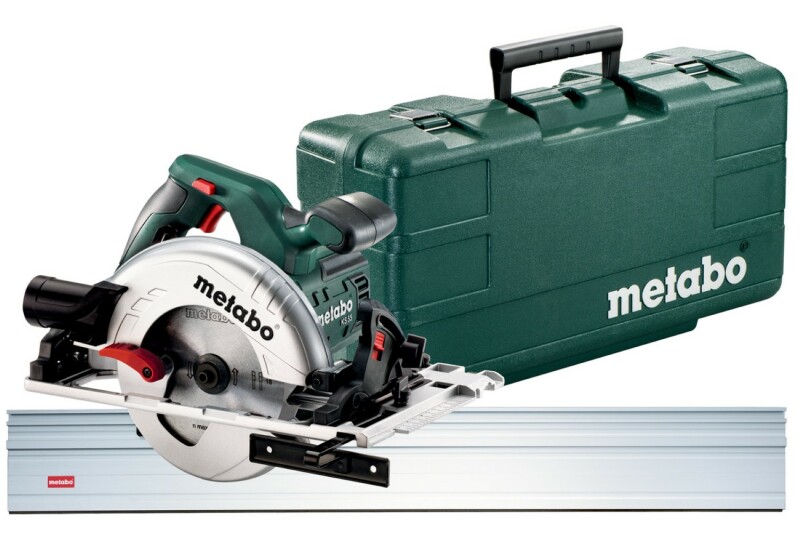 Metabo KS 55 FS Cirkelzaag En Geleiderail (1500mm) In Koffer - 1200W - 160mm EAN: 4007430240446