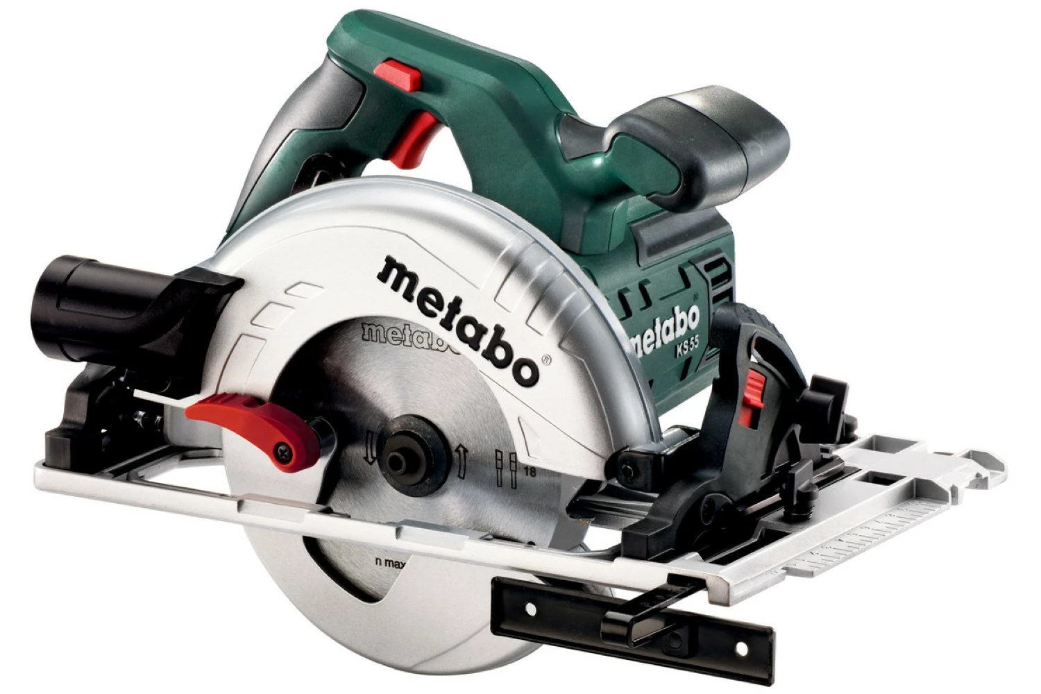 Metabo KS 55 FS Cirkelzaag En Geleiderail (1500mm) In Koffer - 1200W - 160mm thumbnail 4
