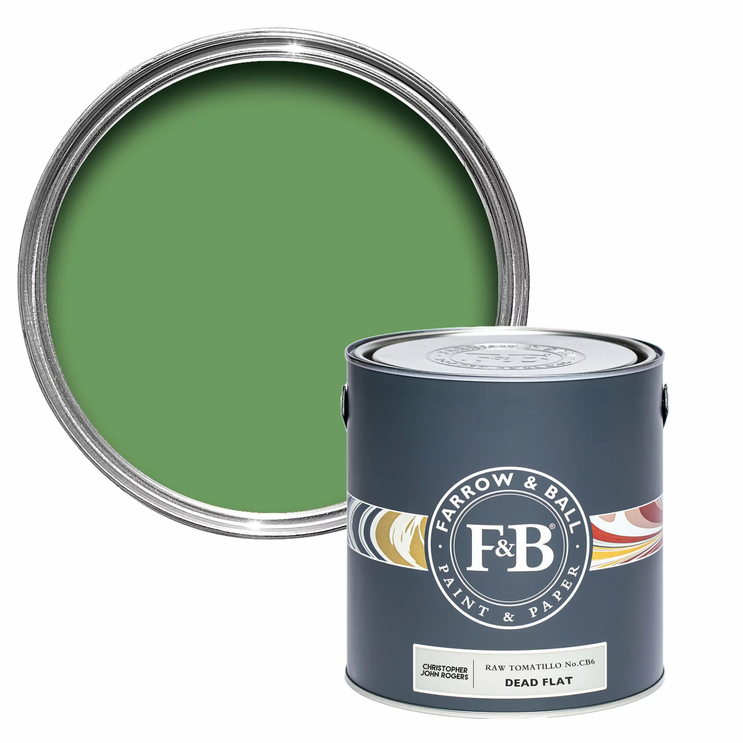 Farrow&Ball Modern Eggshell Raw Tomatillo CB6 0,75 L