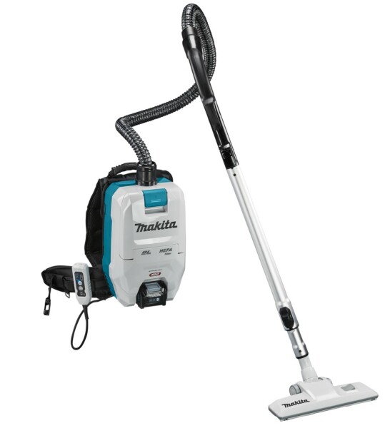 Makita VC008GM201 40V Max Li-Ion Accu Rugstofzuiger Set (2x 4,0Ah) - 180mbar - Detailed view of the product