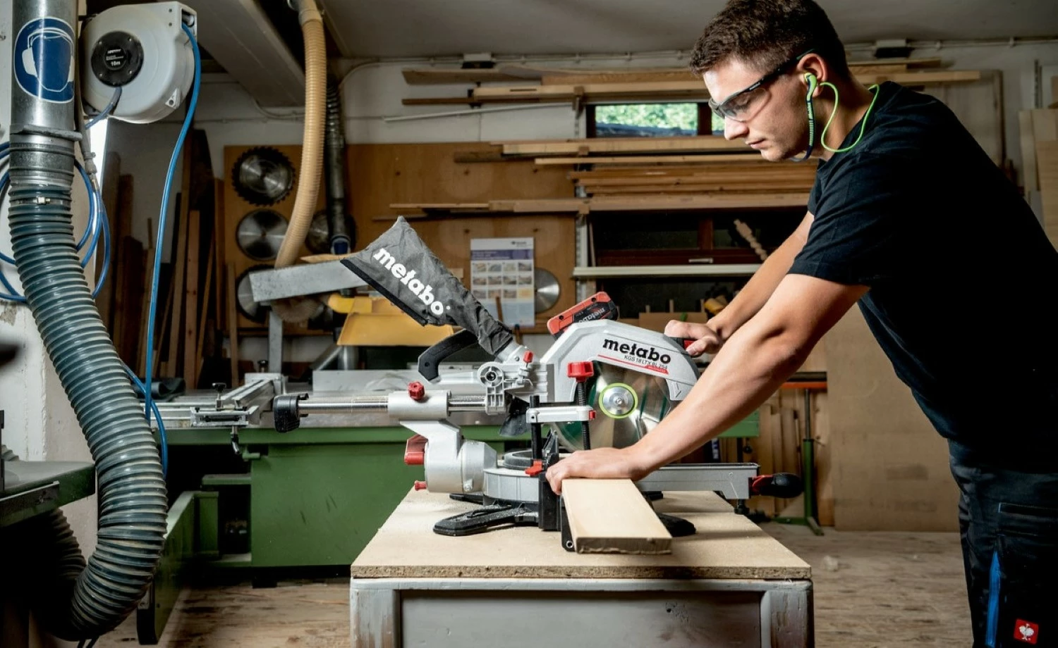 Metabo KGS 18 LTX BL 216 LiHD Accu Afkortzaag Body - 216 X 30mm thumbnail 3