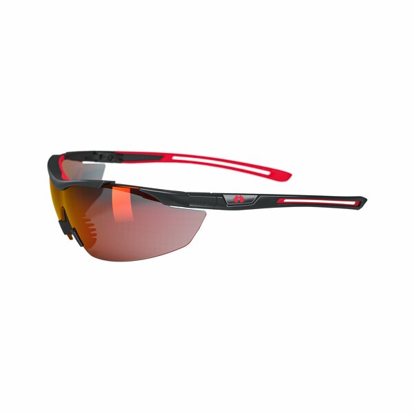 Hellberg Safety 23333-001 Veiligheidsbril Argon AF+AS Smoke Rood - Anti-kras - Anti-condens