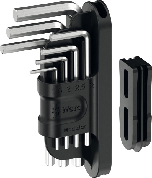 Wera 05049003001 7-delige Tool-Check Modular Hex-Plus 1 Inbussleutelset