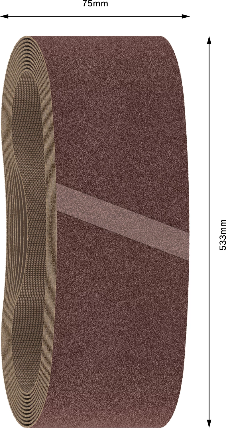 Bosch 2608606081 Schuurband X440 - K60 - 75 X 533mm (10st) thumbnail 3