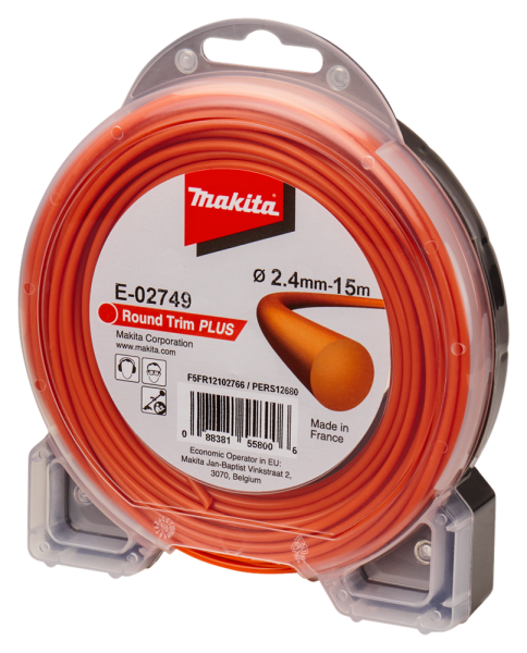 Makita E-02749 Maaidraad - 2,4X15M - Rond - Detailed view of the product