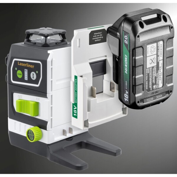 Laserliner PowerPlane 3G Multi-18V Batterij Adapter Voor HIKOKI - Detailed view of the product