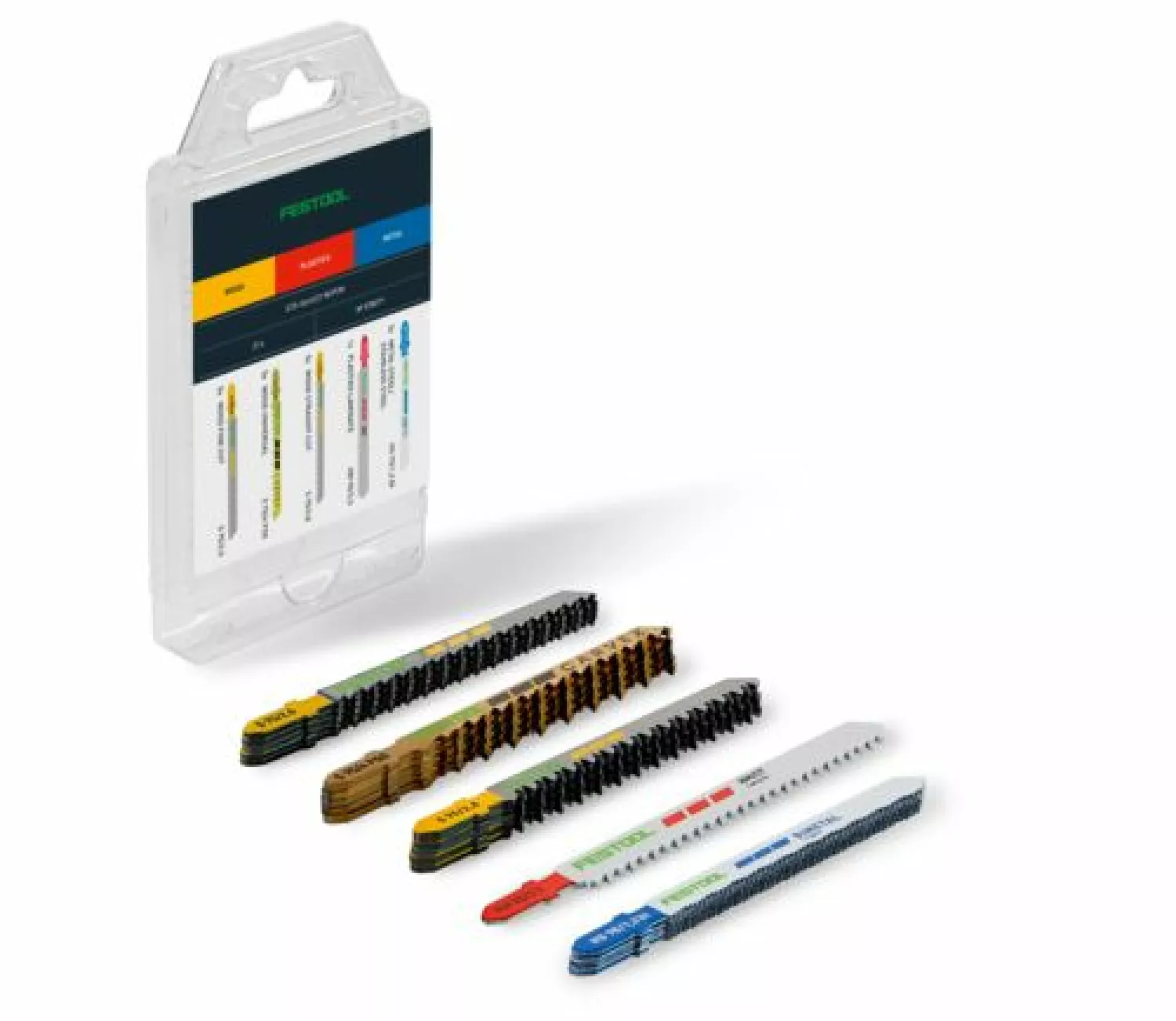 Festool STS-Sort/21 W/P/M Decoupeerzaagbladset - Hout, Metaal thumbnail 2